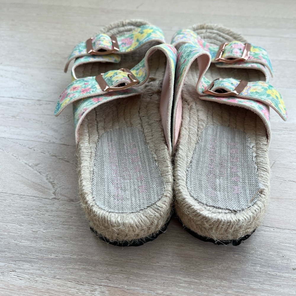 Love Shack Fancy X Manebi Nordic Floral Sandals. - Picture 14 of 17